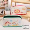 Large Capacity Pencil Storage Bag INS Zipper Stationery Case  School Office Supplies