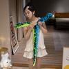 Glowing Colorful Snake Doll Plush Toy Doll Big Snake Zodiac Snake Doll Boy Trick Rag Doll