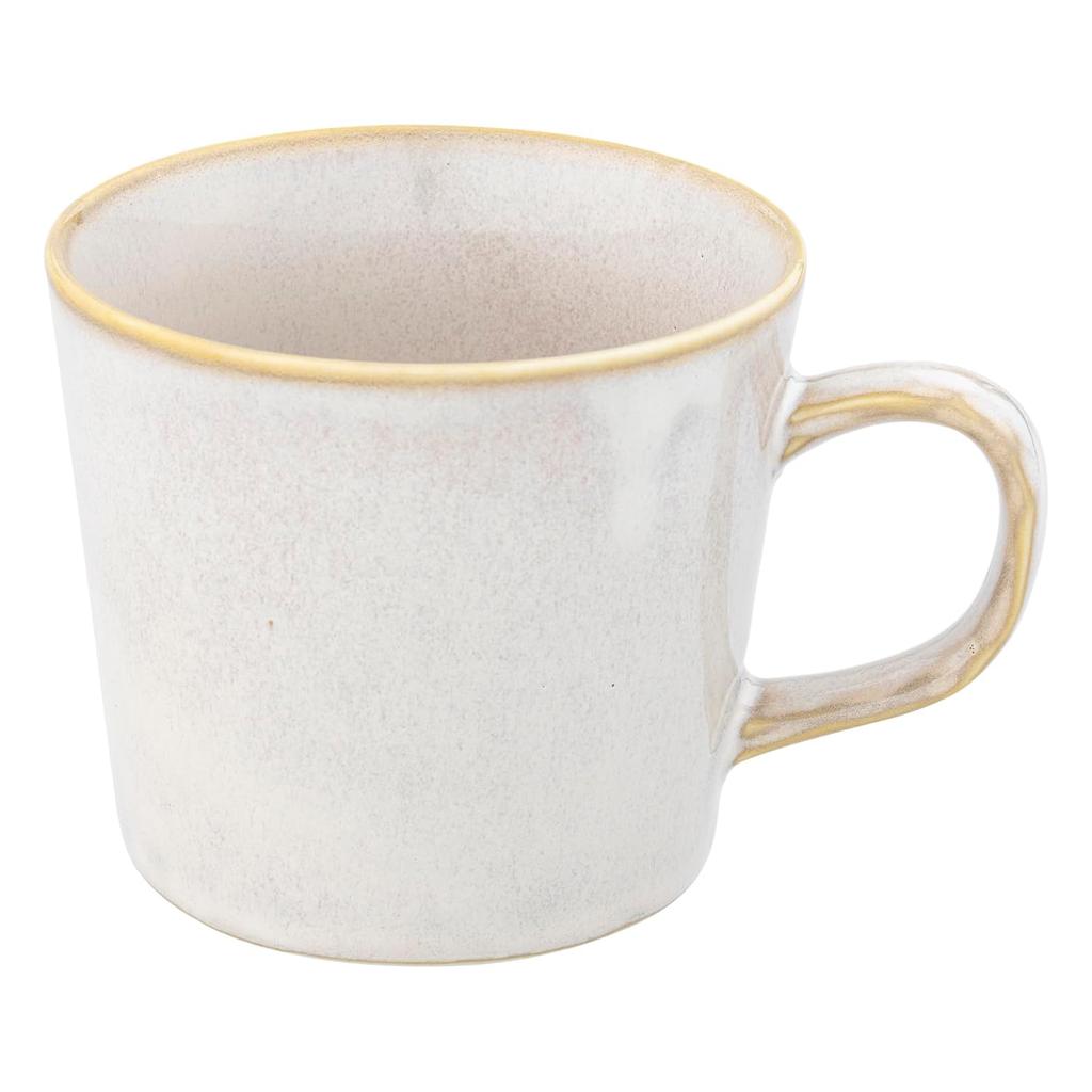 Aito Seisakusho Natural Color Mug Large 320ml Vanilla White Mino Ware Dishwasher Microwave Safe Made Japan 517326