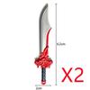 MOC Military Medieval Building Blocks Accessories Soldier Figures Bicolor Weapons Crossbow Sword helmet Tomahawk Toy Gift X006
