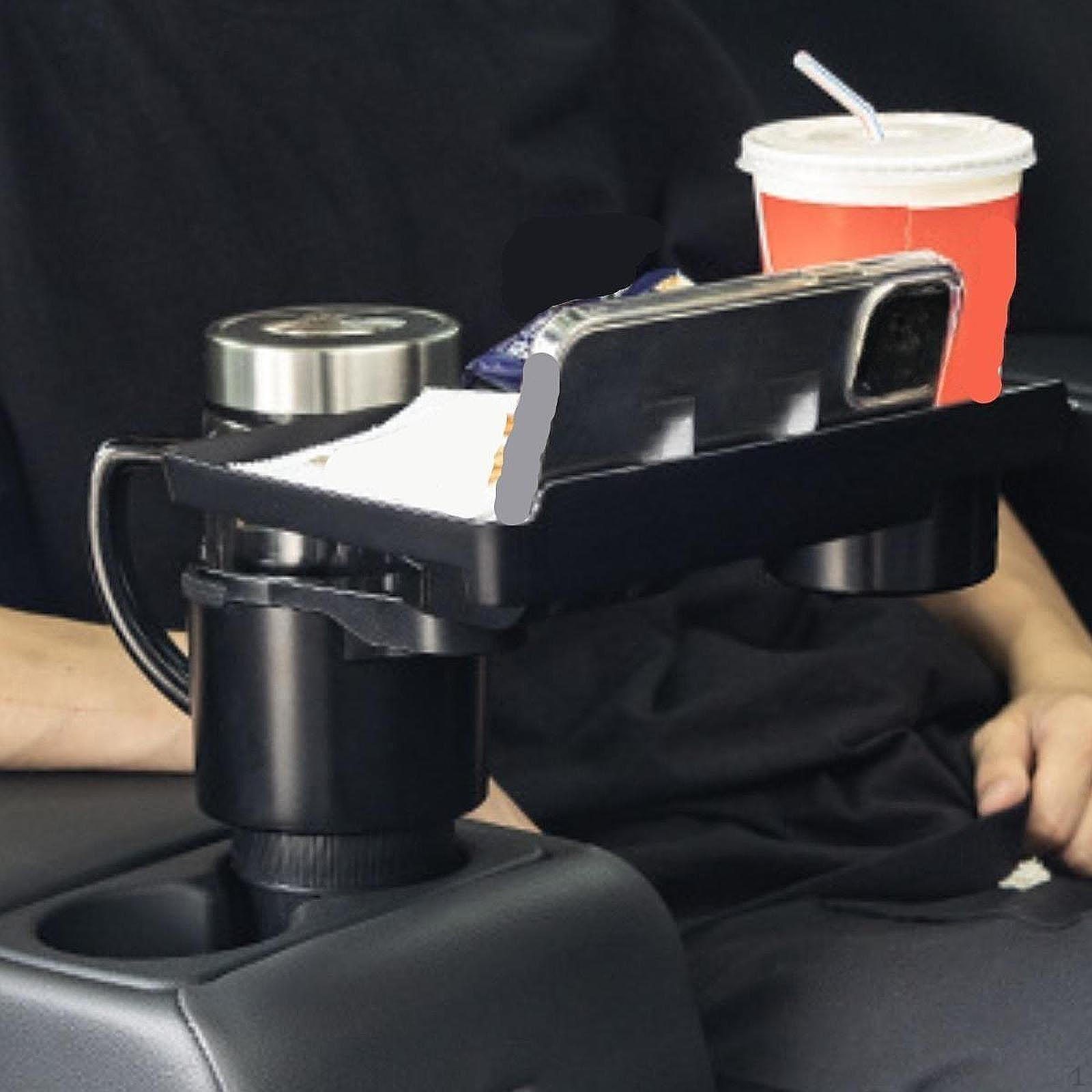 

Автомобильный расширяемый подстаканник с телефоном Универсальный многоцелевой органайзер Поднос-столик для еды для