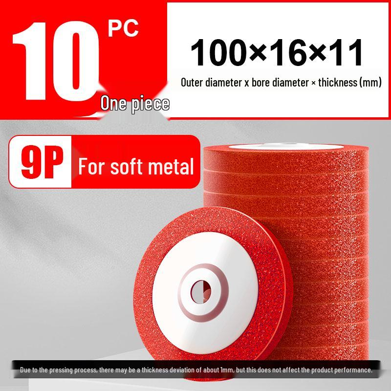 Great White Shark Stainless Steel Polishing Pad - Nylon Fiber Wheel for Angle Grinder Rust Removal