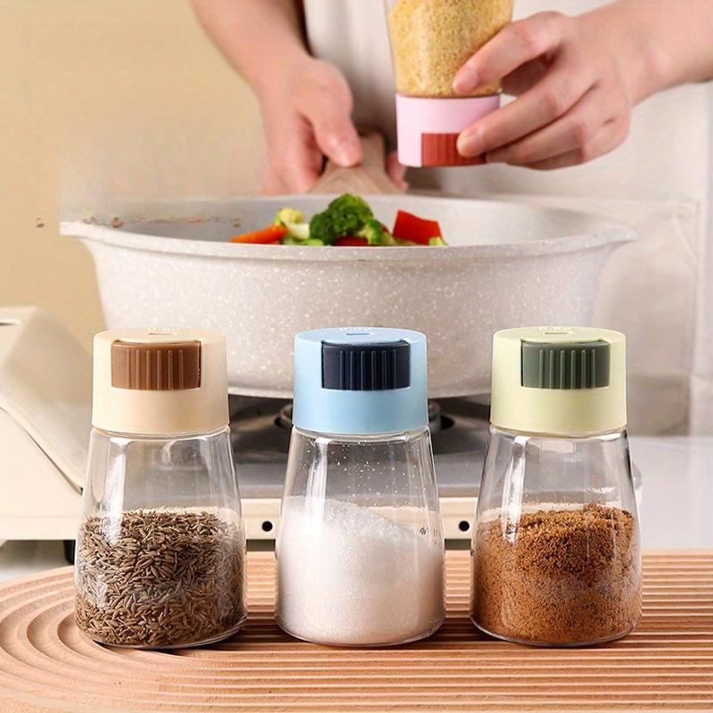1PC Household Kitchen Seasoning Bottle Combination Set Press Quantitative Seasoning Bottle Set Household
