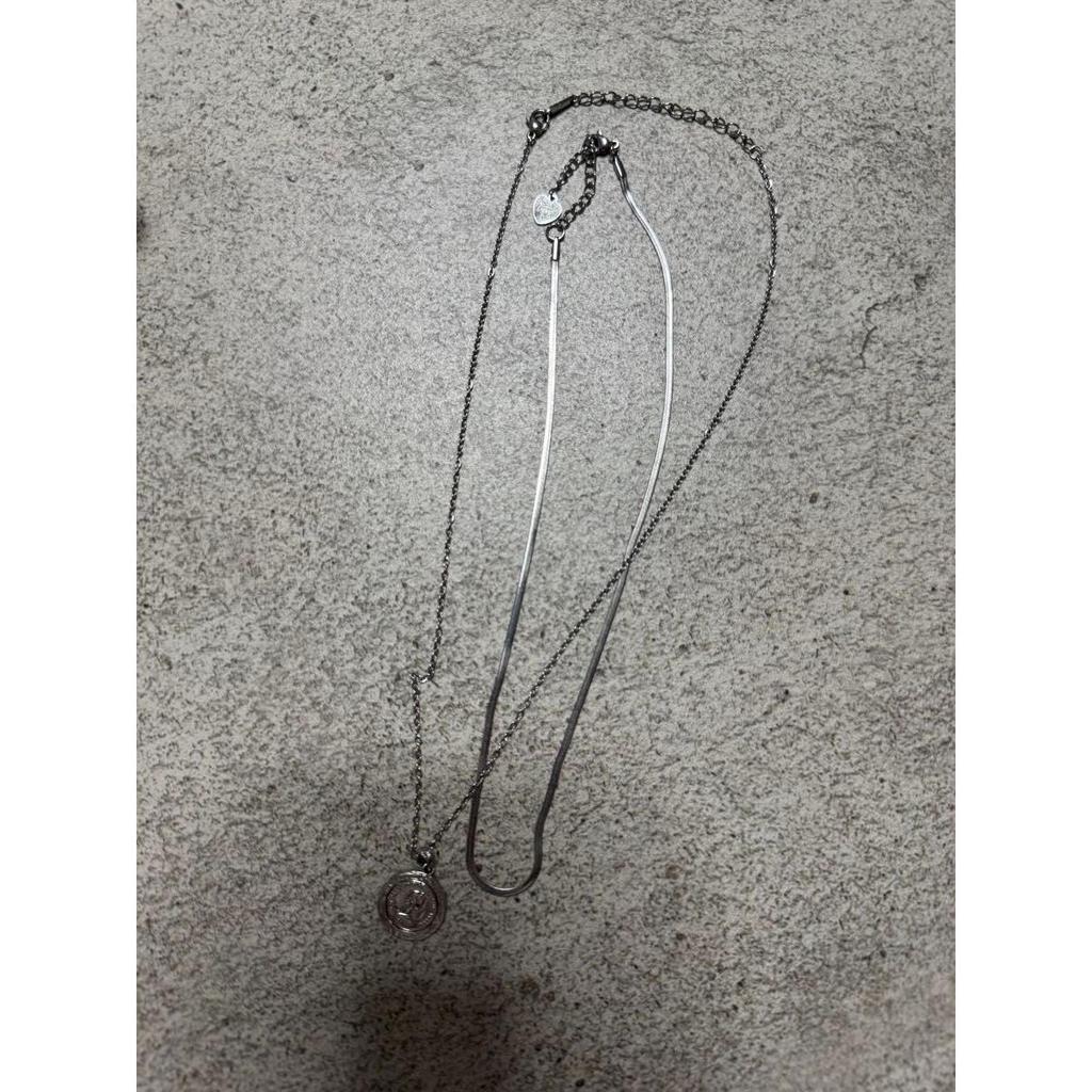 Used Irie coin necklace coin necklace silver