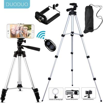 Lightweight Camera Tripod Phone Stand Holder Portable Desktop Mobile Phone Tripode For iPhone Canon Sony Nikon Video Camera Para