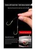Seven-Star High Sensitivity Float Rig Set: Double Hooks & Nylon Line for Crucian Carp Fishing