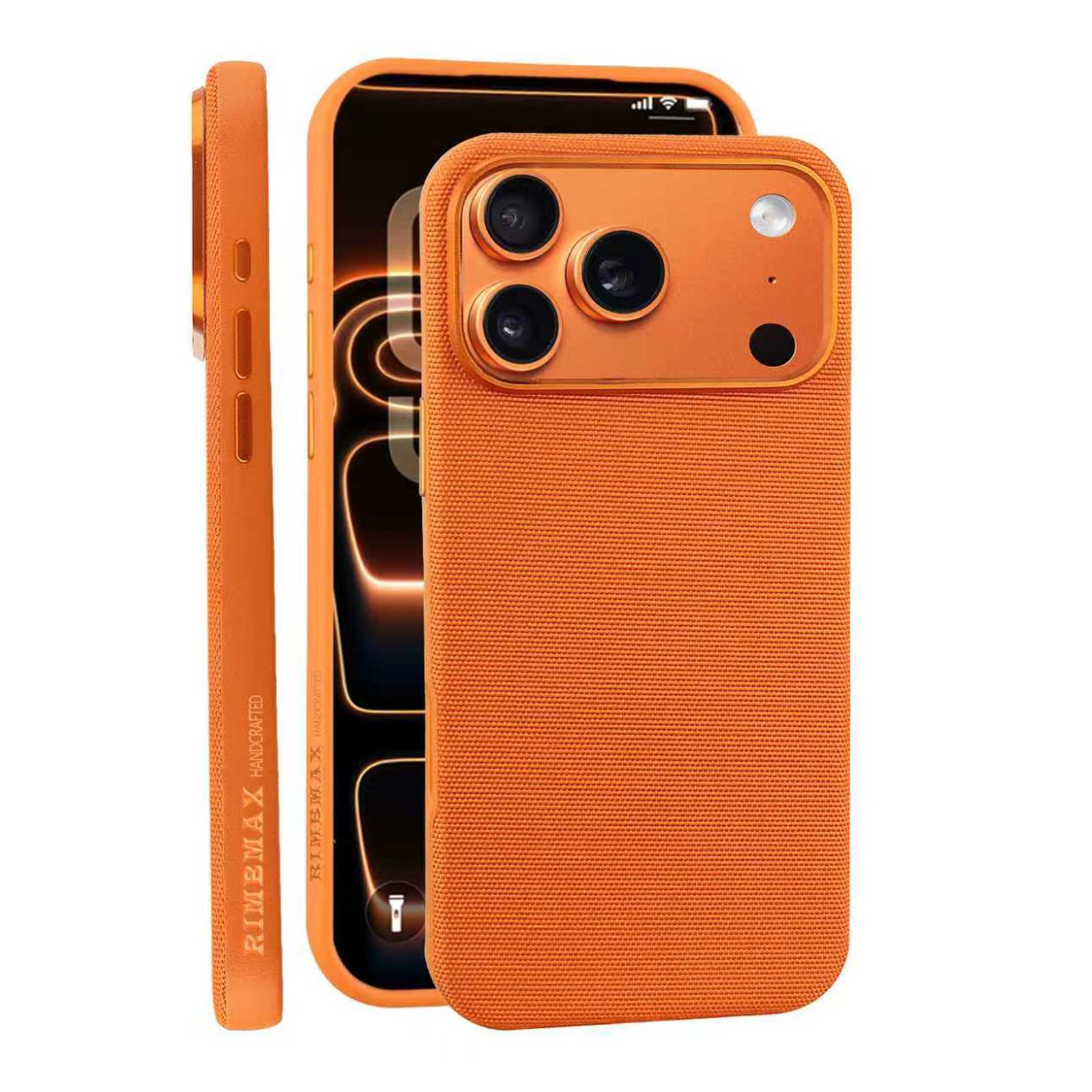 

Magnetic Adsorption Tech Fabric Phone Case for iPhone 17 Pro Max Air 16 Pro 16e 15 Plus 14 13 12 11 Wireless Charging Hard Cover iPhone 11