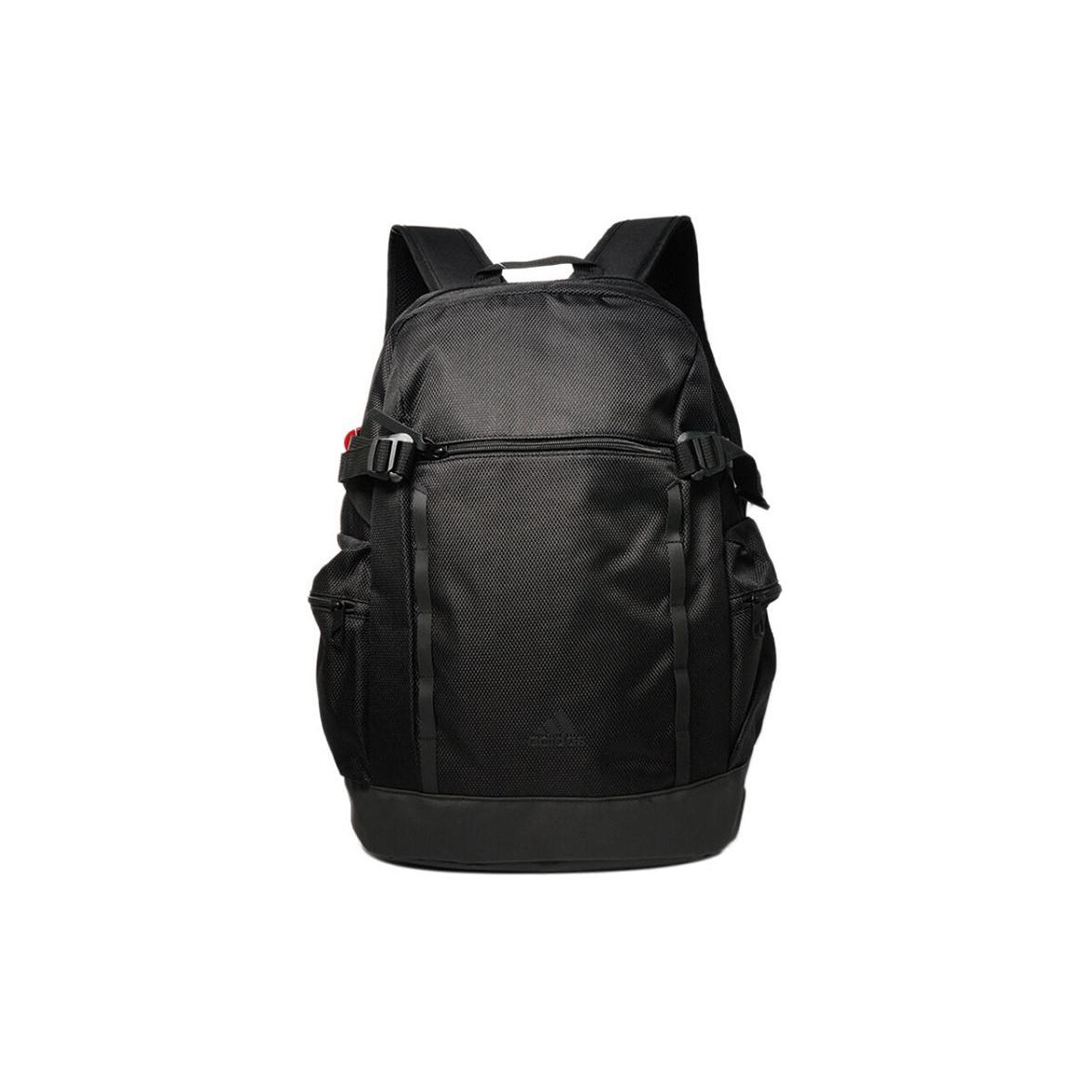

Adidas Power Pocket 18 Large Capacity Zipper Backpack Unisex Backpack Black CV4920 Black
