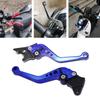 1Pair CNC Aluminum Alloy Motorcycle Brake Handle Motorbike Modification Brake Handle Motorcycle Clutch Drum Brake Lever Handle