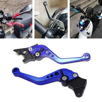 1 par CNC Aluminiumlegering Motorcykel Bromshandtag Motorcykel Modifiering Bromshandtag Motorcykel Kopplingsnav Trumbromsreglagehandtag