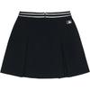 New MLB New York Yankees Varsity Casual Short Skirts Women's Black 3FSKV0153-50BKS