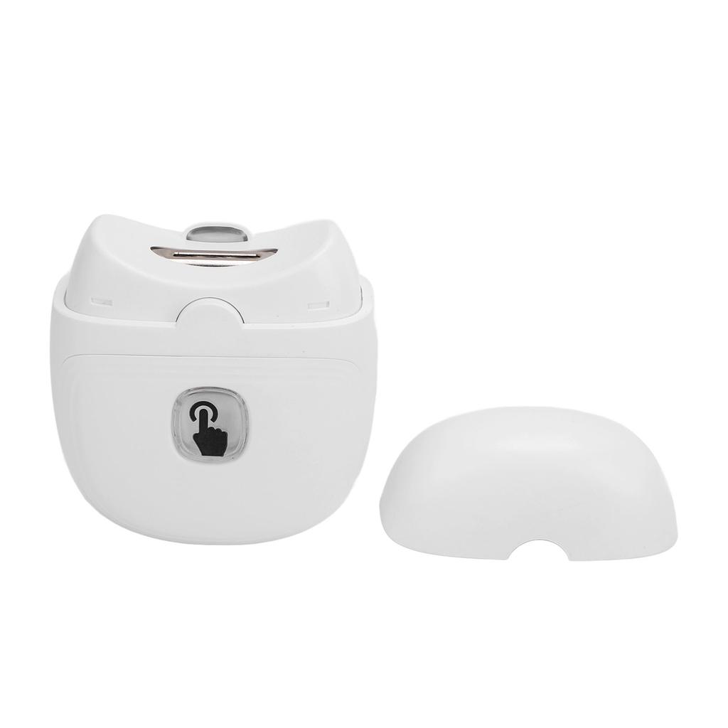 Electric Automatic Nail Clipper with Light Fingernail Cutter Nail Scraps Storage Rechargeable