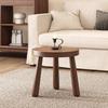 25cm Portable Stool Standing Chair Black Walnut Comfortable Bench Changing Shoes Stool Stable Wood Chair Home Decor