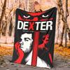 Dexter Flannel Blanket Soft Warm All-Season Throw, Design for Camping, Car Travel, Hiking Sofa, Bed, Office Perfect Gift for Parties