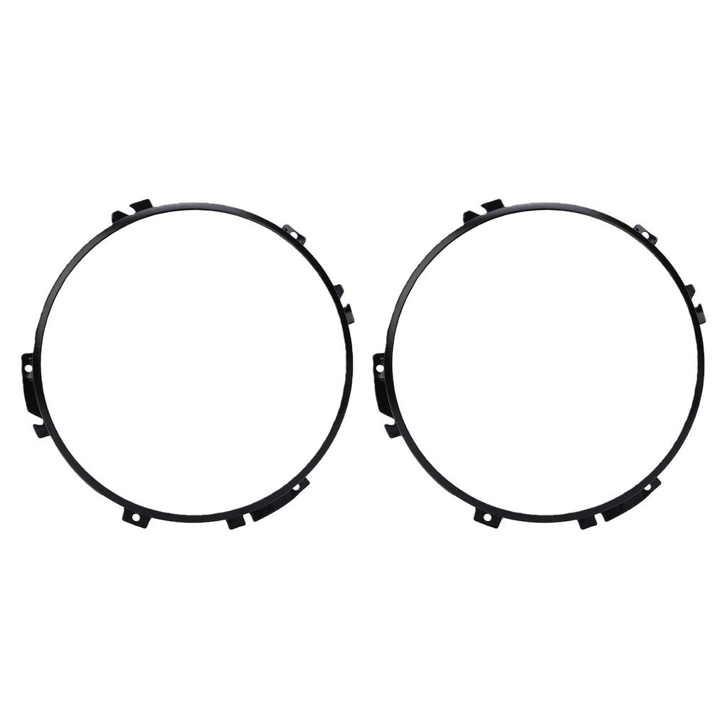 2PCS Headlight Retaining Ring Replacement for Defender Black 7 Inch Headlamp Bezel STC3018 Headlight Mounting Ring Trim