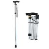 5-section Aluminum Alloy Outdoor Telescopic Walking Stick, Outdoor Hiking Stick, Elderly Walking Stick, Foldable