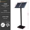 Floor-Standing Flip Menu Display Stand