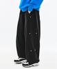 Sobeomeonteu 860G Snap String Sweatpants-Deep Black-