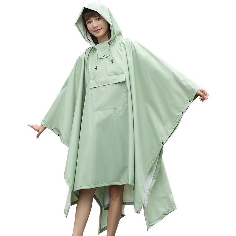 Cycling Cape Raincoat Plus Size Extra Long Outdoor Cycling Electric Bicycle Poncho Thickened Waterproof Men and Women Same Style