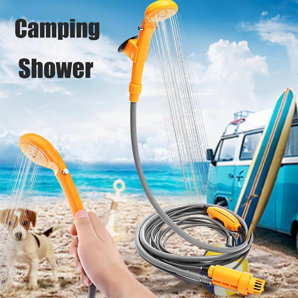 Camping Shower with 20L Water Bucket 12V Pump Hiking Travel Outdoor Electric Bath Show Plant Watering Car Washer Pet Cleaning
