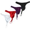 Men's Sexy Pouch Thong Bikini Briefs O-Ring Enhance Jockstrap T-Back Underwear