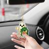 Ghost Ornaments For Tree Reading Ghost Halloween Tree Ornaments Bag Charm Halloween Decorations 2D Acrylic For Indoor Outdoor