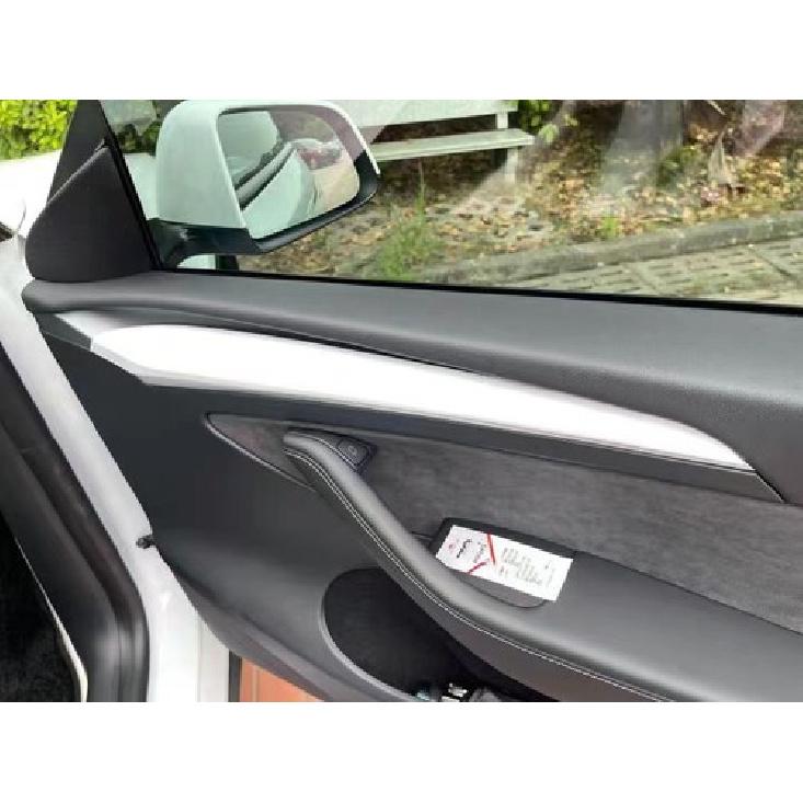 

2 шт. Для Tesla Model Y -25 / Model 3 -23 Декоративна накладка на внутрішню панель дверей