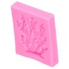 Forma silikonowa w kształcie koralowca Forma do dekoracji ciasta z fondantem i czekoladą Forma do pieczenia DIYRóżowa