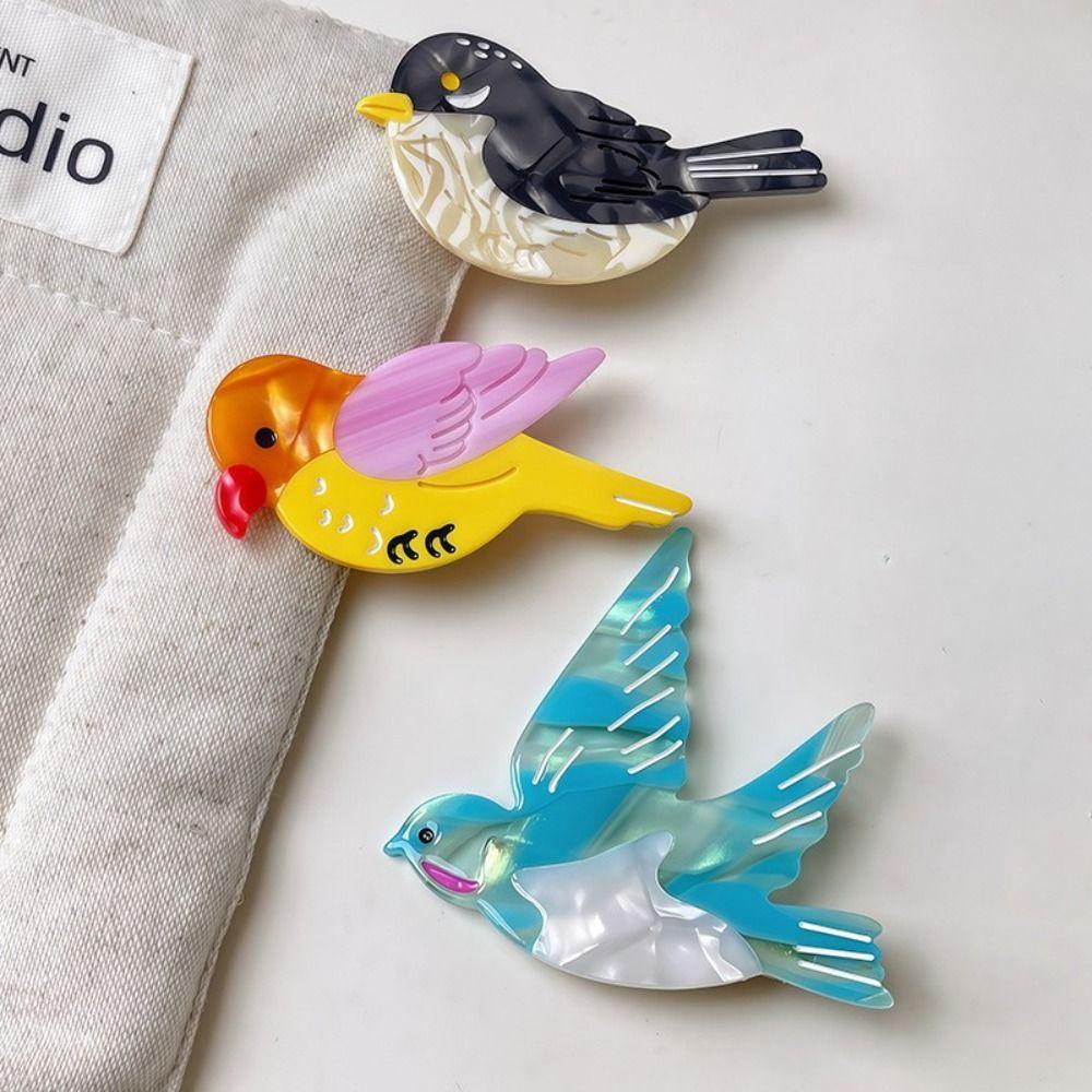 Vegetable Acetic Acid Flower Hairpin Fruit Tulip Duckbill Clip Cartoon Animals Hair Clip  Girls