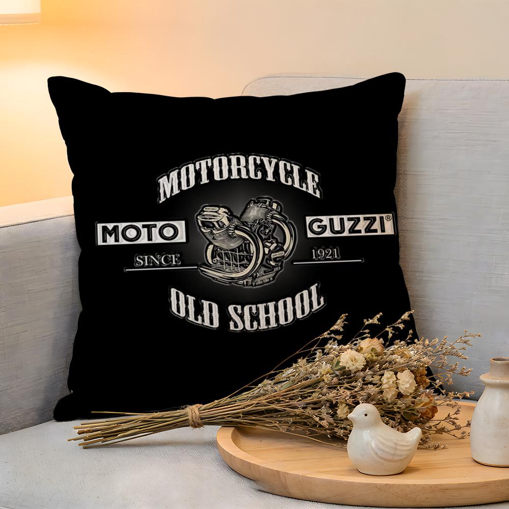 Cushion Cover  Linen  SkinFriendly Soft Decorative Case For Sofa Home Decor Moto GGuzziS Pillow Cover