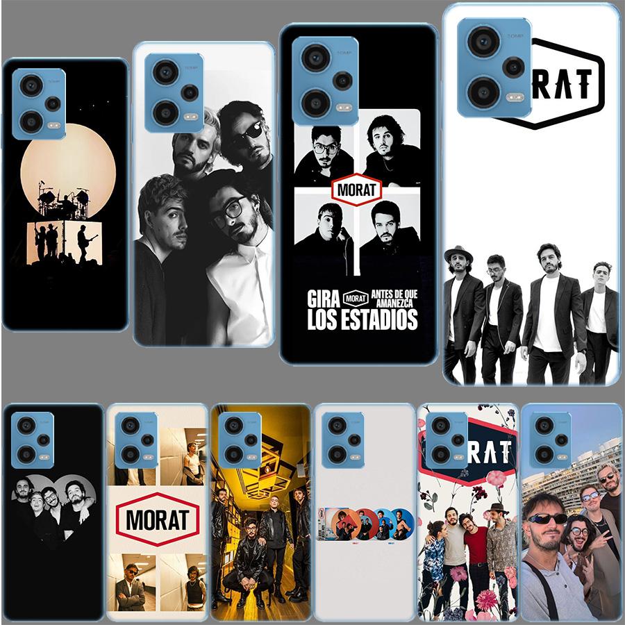 M-Morat Band Phone Case For Redmi Note 13 12 14 15 Pro Plus 13R 11 11T 11E 11S 10 Pro 10S 9 9S Cover Cell Clear TPU Capa Cases S