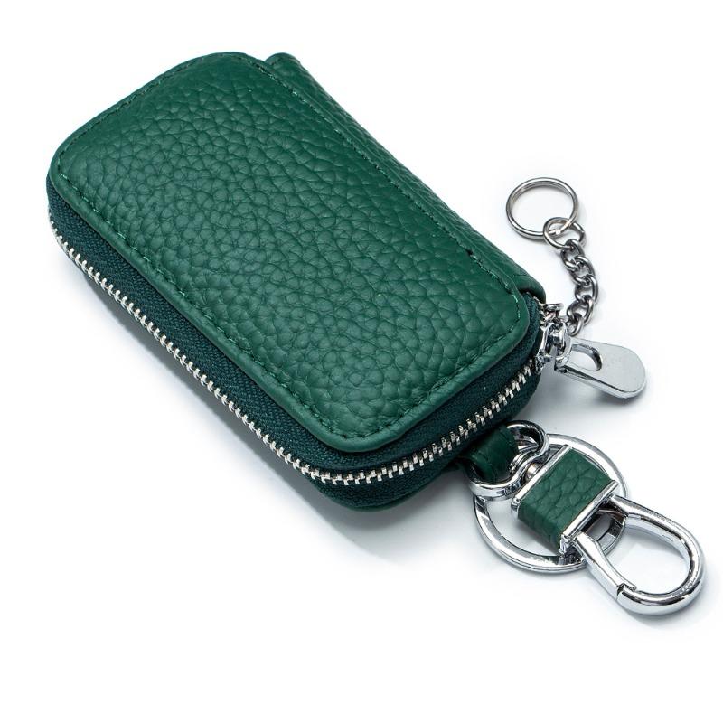 Neue Leder Mode Herren Schlüsseltasche, einfache Mini Damen Auto Schlüsseltasche, Haushalts Schlüsseltasche Universal