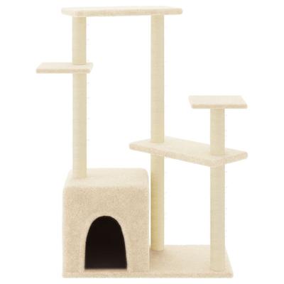Scratching Post with Sisal Scratching Posts Cream 107.5 Cm