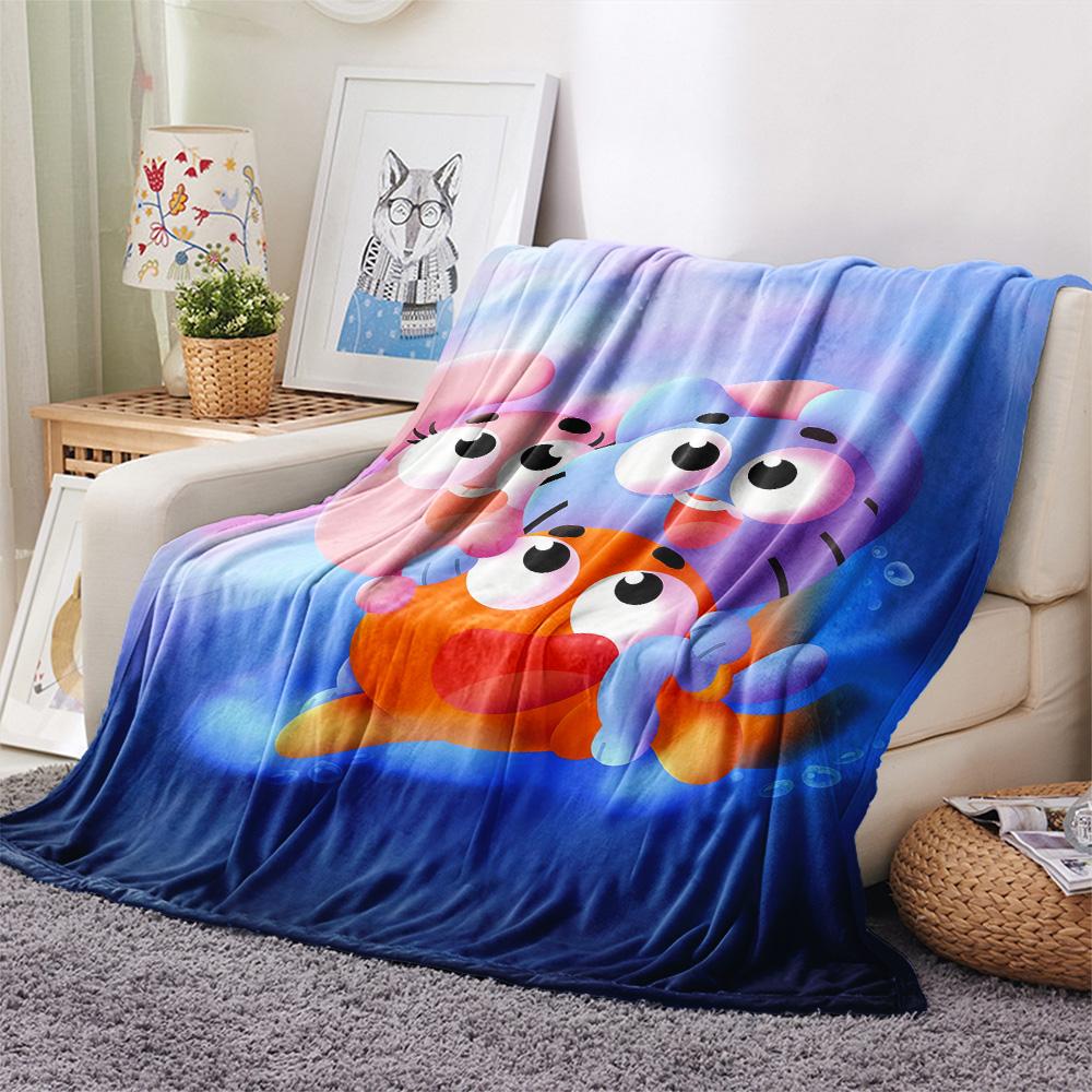 1Pc Alien Earth Print Flannel Blanket, High quality Comfortable for All Seasons, Home Decor, Warmth and Comfort, Perfect for Christmas Gifts