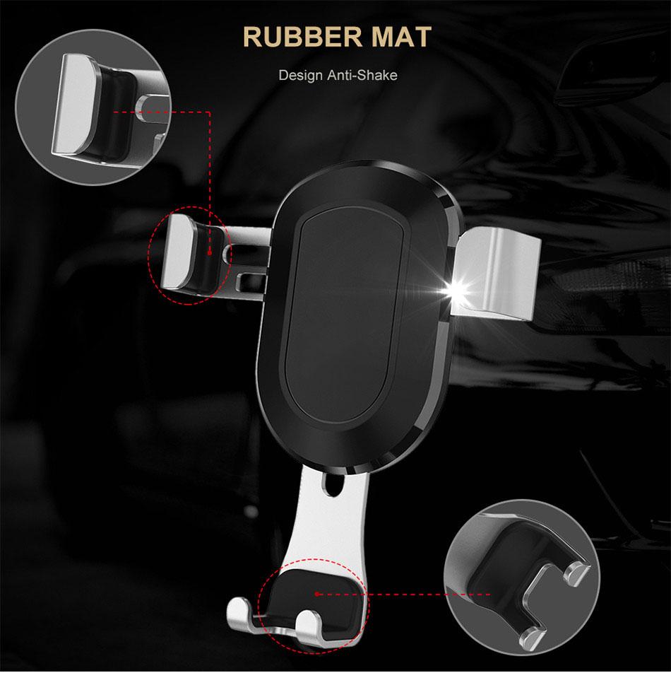 Air Vent Outlet Gravity Car Phone Holder For iPhone 7 6 6s Plus 5S Samsung S8