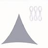 New Summer Waterproof 2.4m Triangle Sunshade Sail for Outdoor Gardens