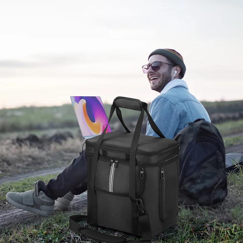 Per Stazione di Alimentazione BLUETTI AC180 Organizer Custodia da Viaggio Portatile Borsa per Custodia Cavo Caricabatterie Power Bank con Tracolla