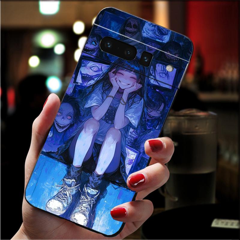 

Ghost Girl Art Phone Case For Google Pixel 10 9 Pro XL 9A 8 7 6 Pro Pixel 8A 7A 6A Pixel 8 7 6 5 Google Pixel 10 Pro