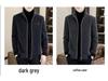 2025 Men's Woolen Windbreaker - Stand Collar, Short Jacket with Plus Velvet for Autumn/Winter