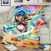 Warm Comfortable Blanket Dragon Ball! Print Flannel for Bedrooms, Sofas, Beds, Chairs, Picnics, Travel