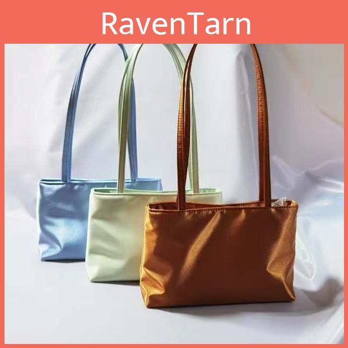 Nylon Tote Bag With Magnetic Closure And Interior Pouches For Daily Use