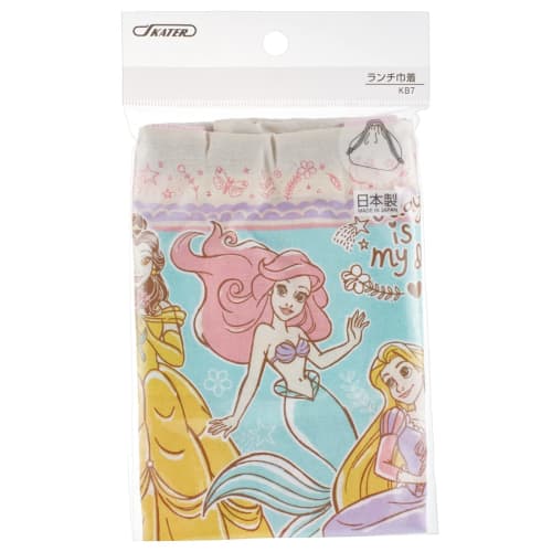 Skater Children's Lunch Box Drawstring Bag Disney Princess 23 Made In Japan KB7-A