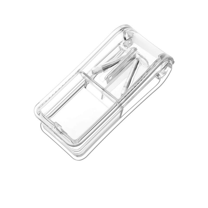 Tablettenschneider & Aufbewahrung: Reisefertiger, praktischer Zwei-in-Eins-Tablettenteiler