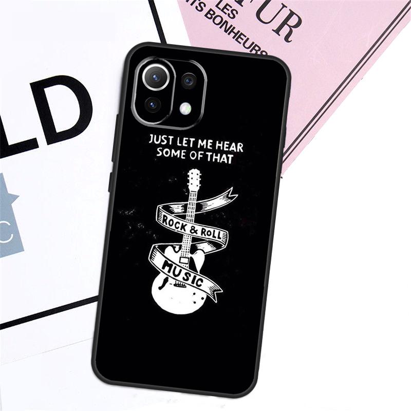 Rock Roll Skull Case For Xiaomi 17 Pro Max 14 15 Ultra 13T 15T 14T Pro POCO X7 Pro X5 X6 F5 F6 F7 F8 Cover