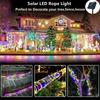 Solar LED String Light 50/100/200/300 LED Tube Rope String Lights With 8 Modes Outdoor Waterproof For Christmas Home Garden Walkway Dceor