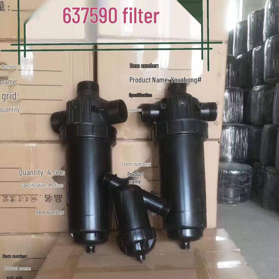 Mud and Sand Filter for Micro-Sprinkler Drip Irrigation Systems
