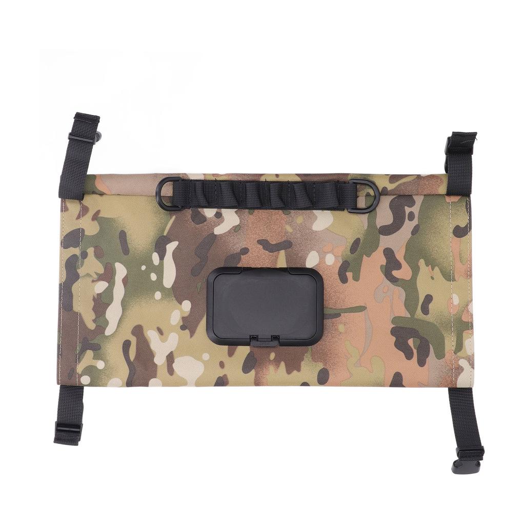 Camping Toilettenpapierhalter Canvas Wasserdicht Hängend Feuchttuchspender Taschentuchhalter für Wohnmobil Auto Wandern Camouflage