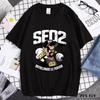 Funny Cartoons T Shirt Men  Classic Black T-shirt Summer short sleeve Cotton Men Clothing Oversized Y2K Streetwear Fashion Top