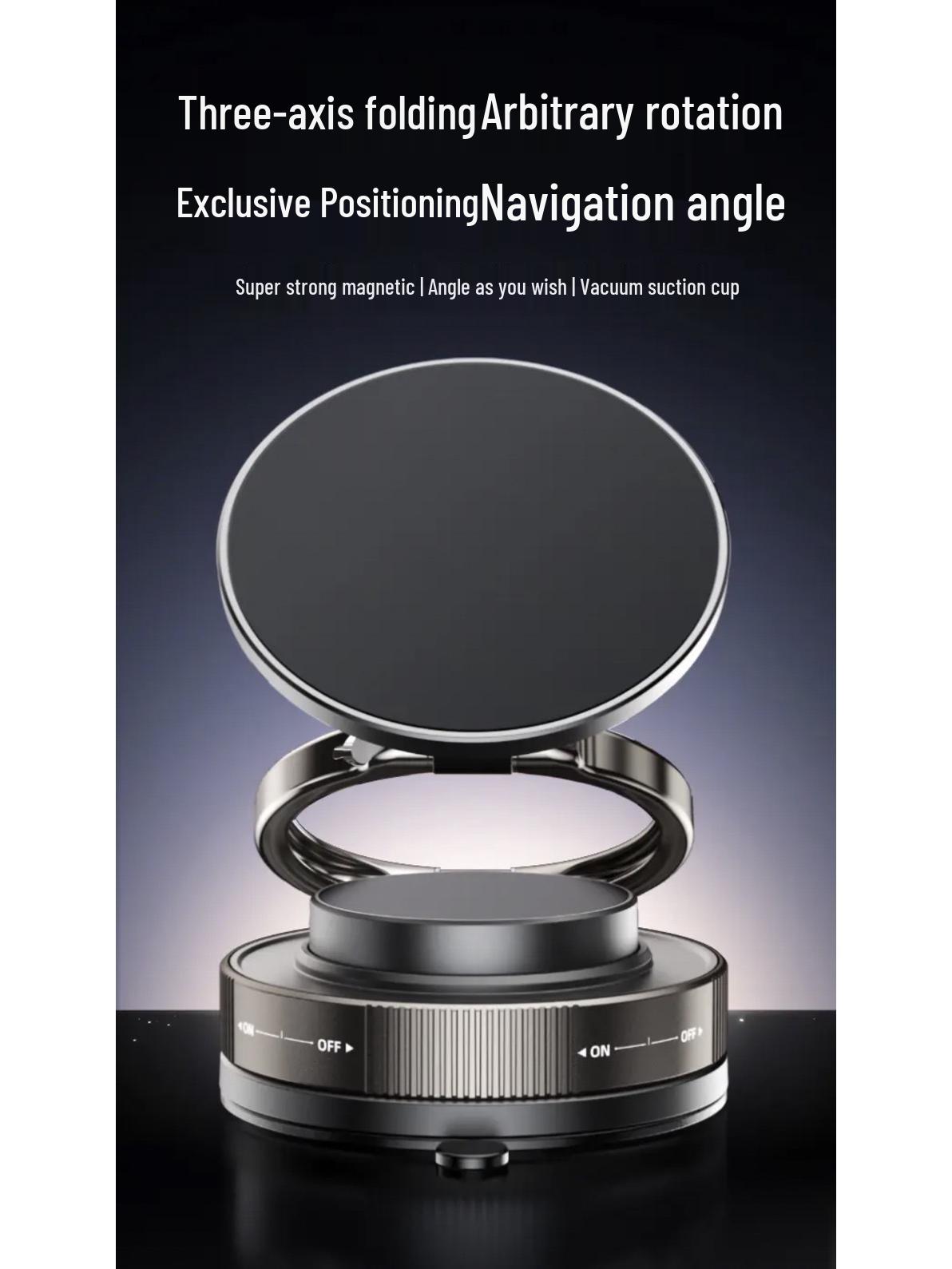 

2025 Магнитный телескопический автомобильный держатель: Трансграничный, Вакуумная адсорбция, Складной держатель для навигатора