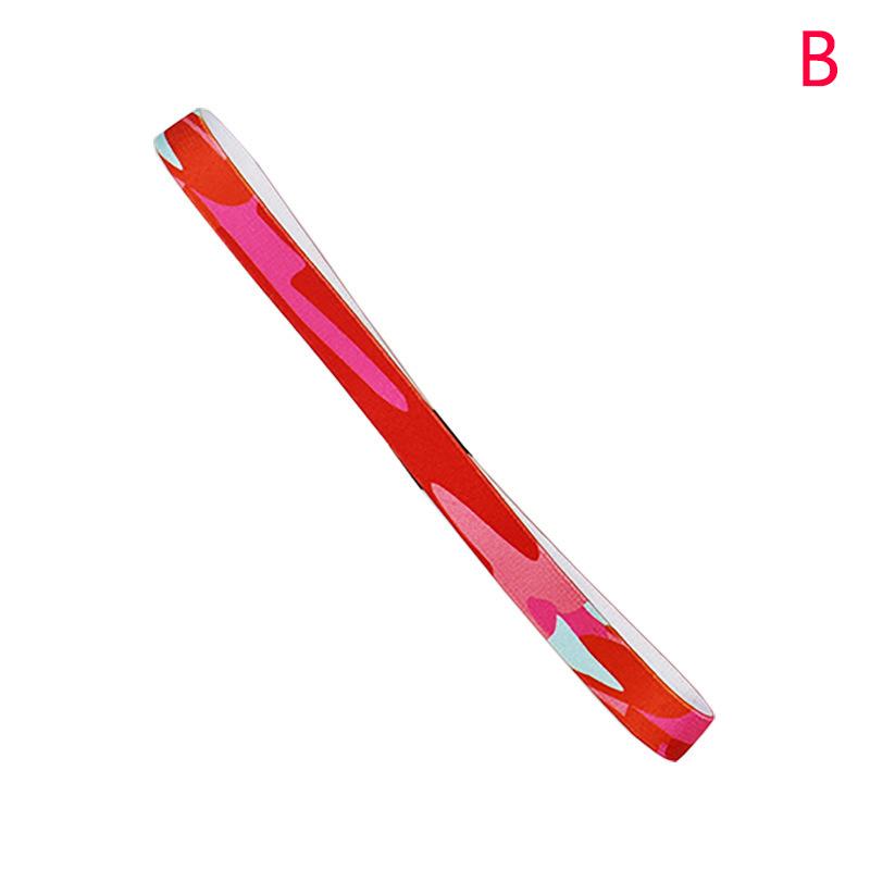 Yoga Laufen Outdoor Fitness Stirnband Sport Haarband Rutschfest Elastisches Schweißband Fitnessstudio Sport Stirnband Streifenmuster Kopfbedeckung